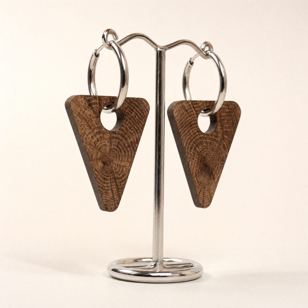 Boucle d'oreille triangle