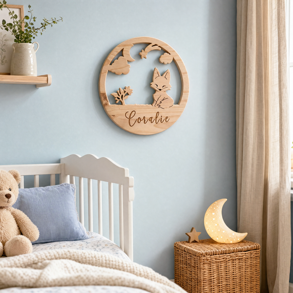 Décoration murale naissance