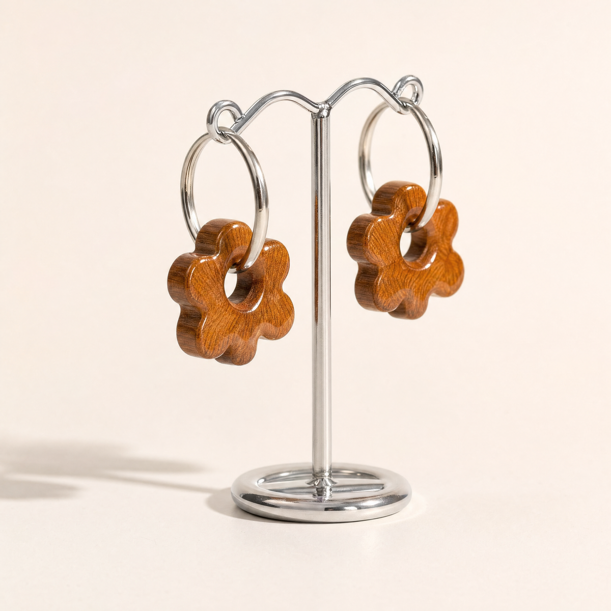 Boucle d'oreille fleur