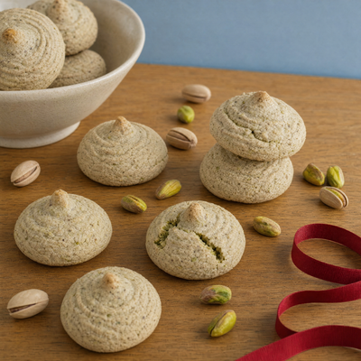 Amaretti pistache, vue 3