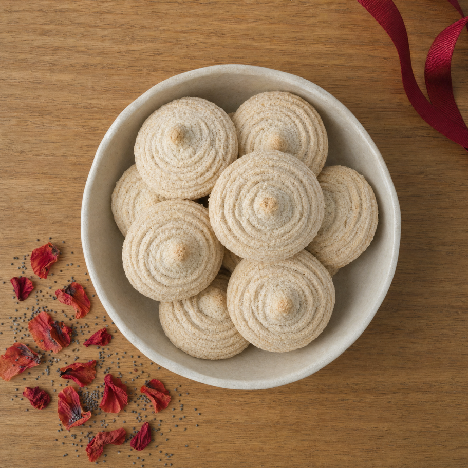 Amaretti coquelicot
