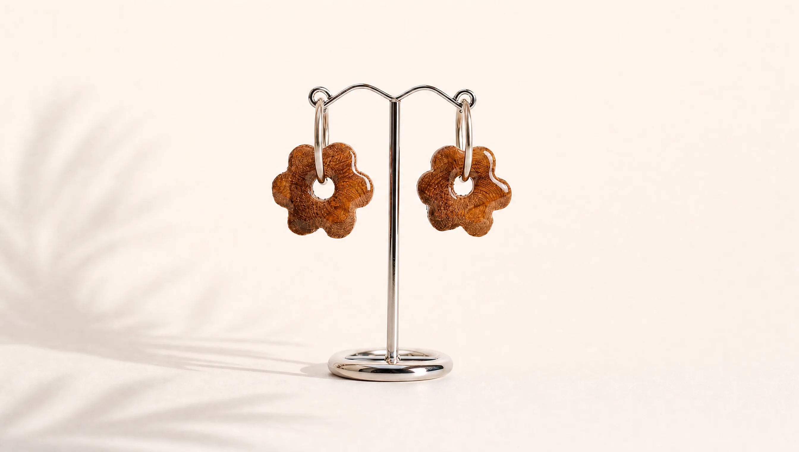 Boucle d'oreille fleur