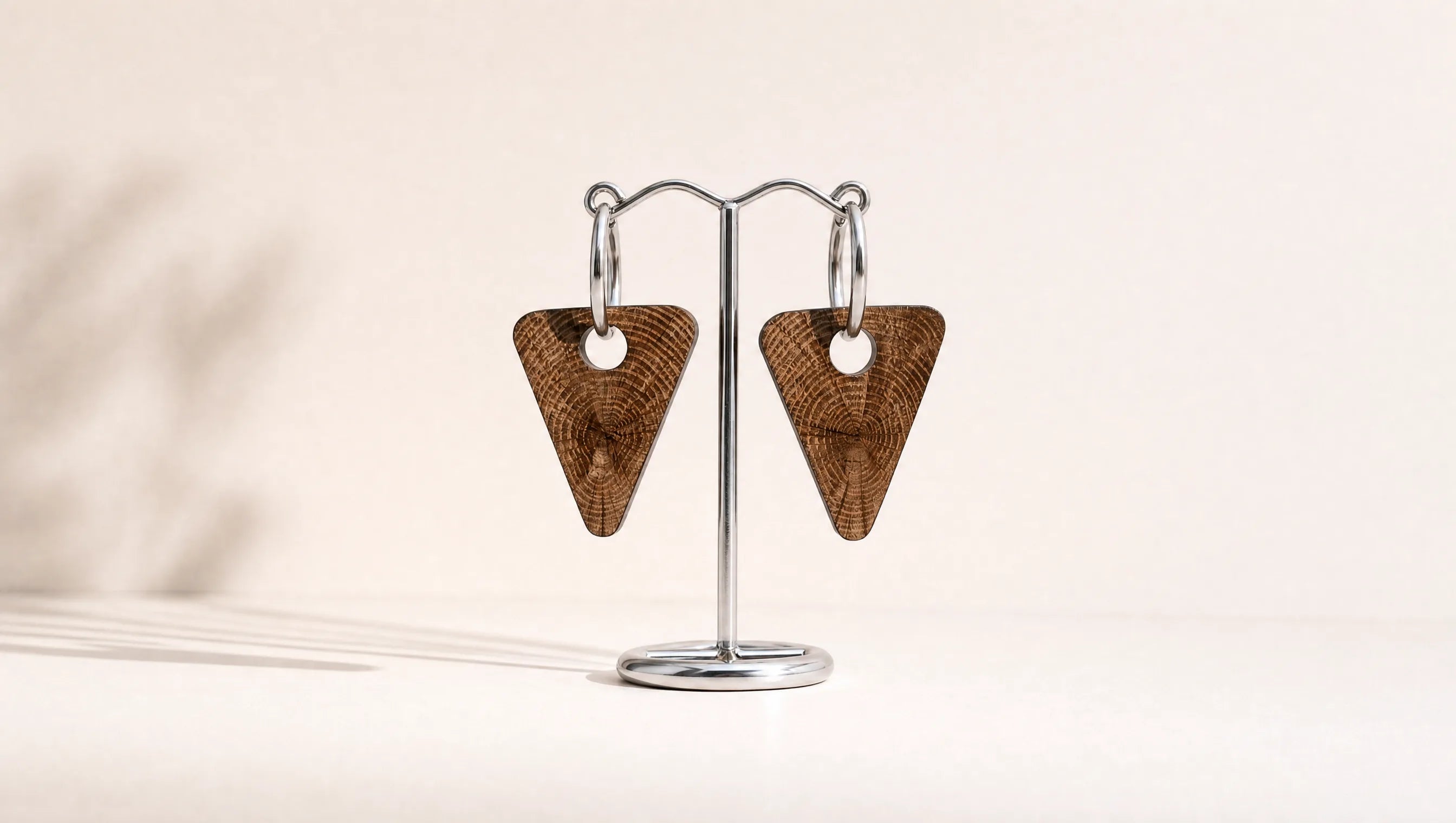 Boucle d'oreille triangle