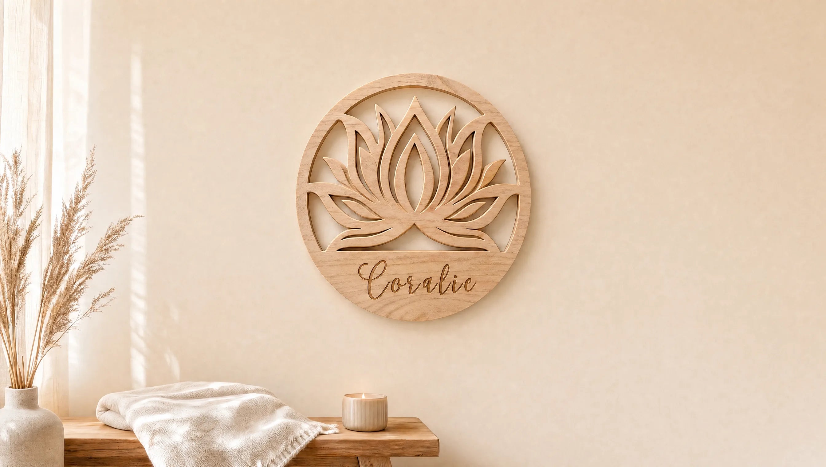 Déco murale lotus